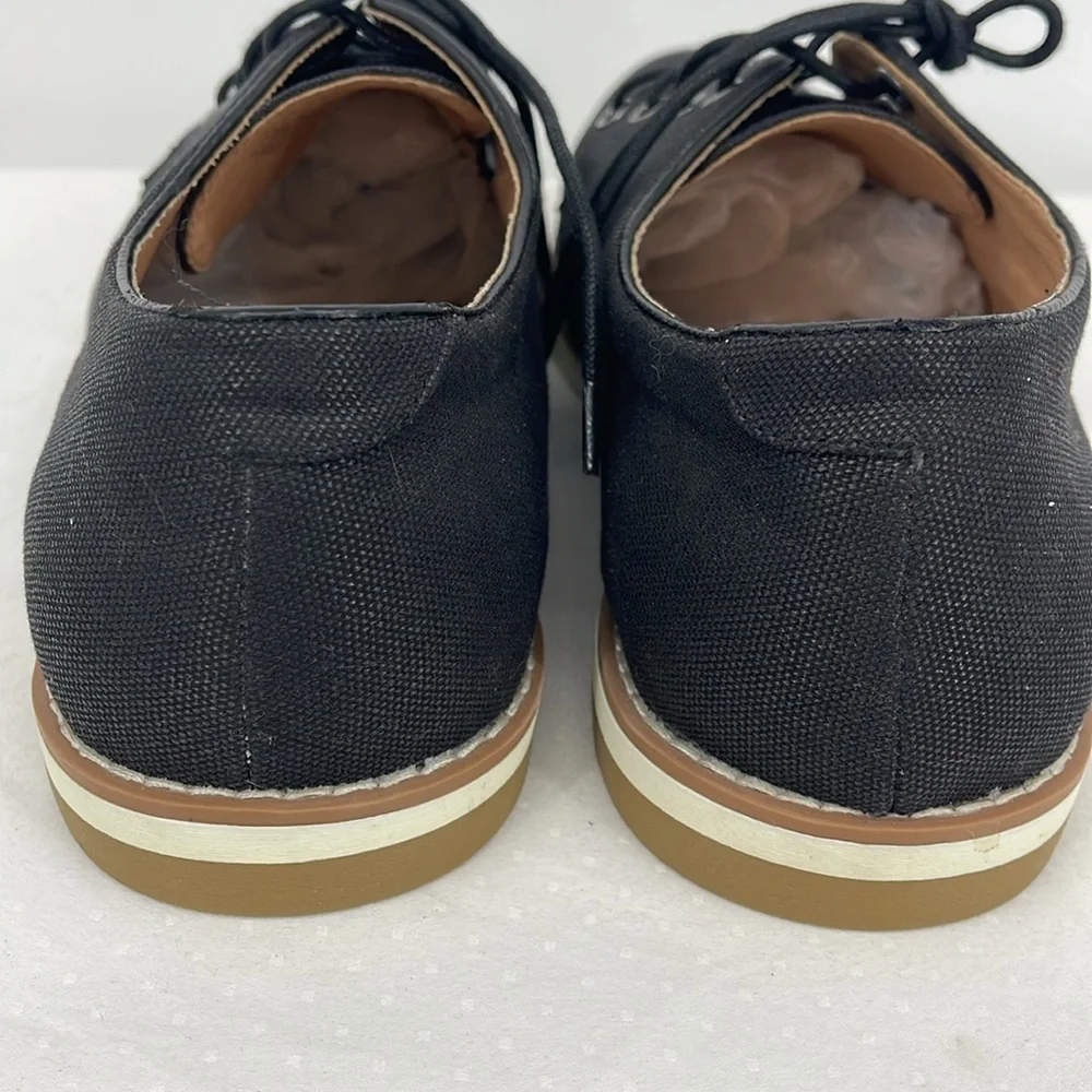MADDEN SIZE 13M Men's Black Canvas Tie Shoes